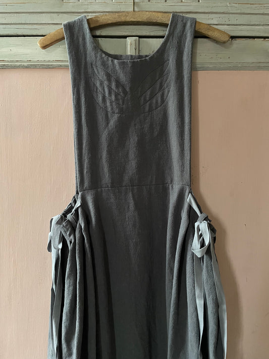Linen Leaf Pinafore