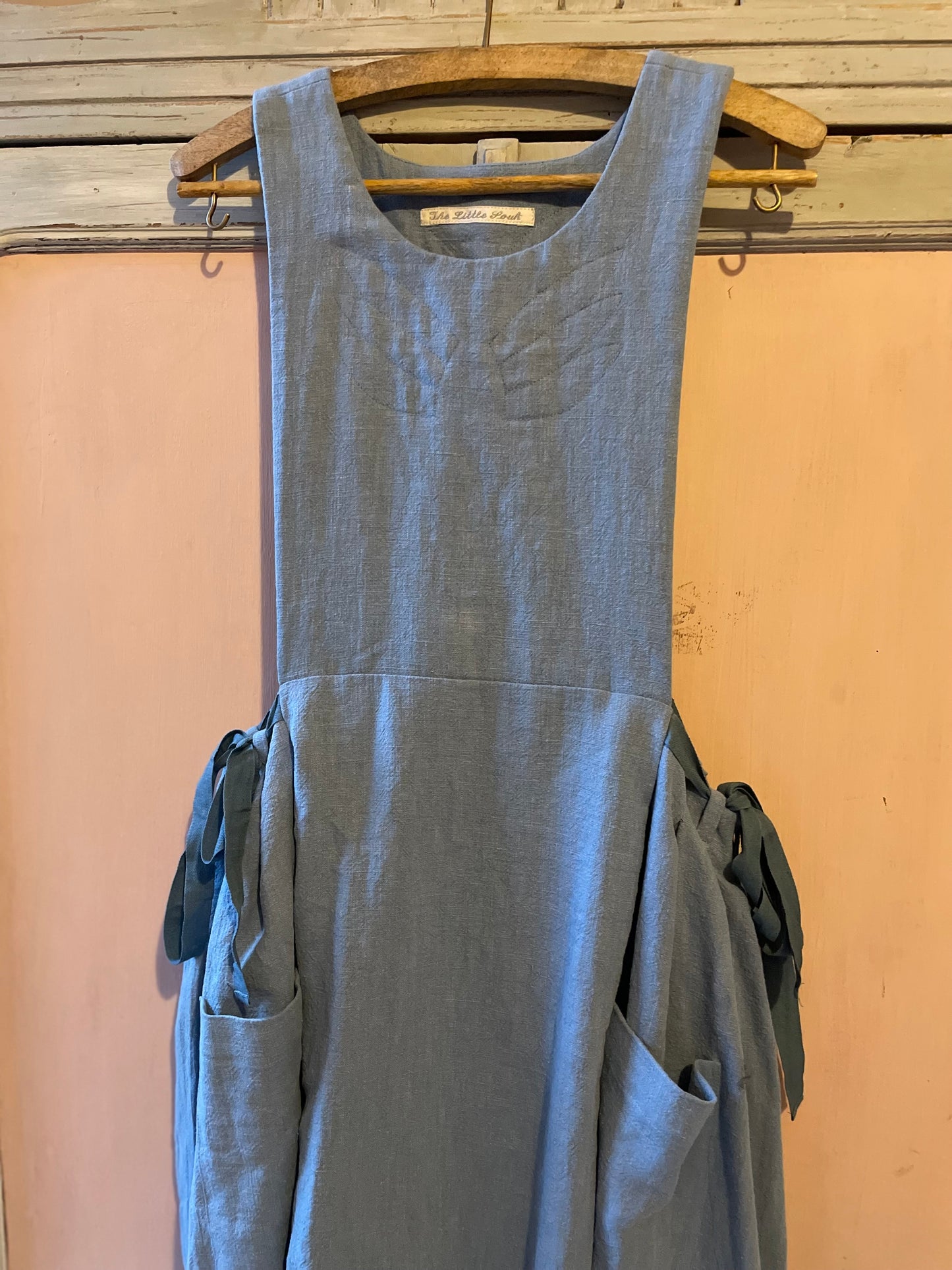 Linen Leaf Pinafore
