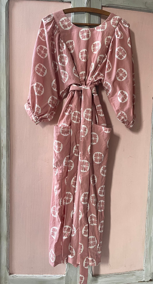 Block print dress