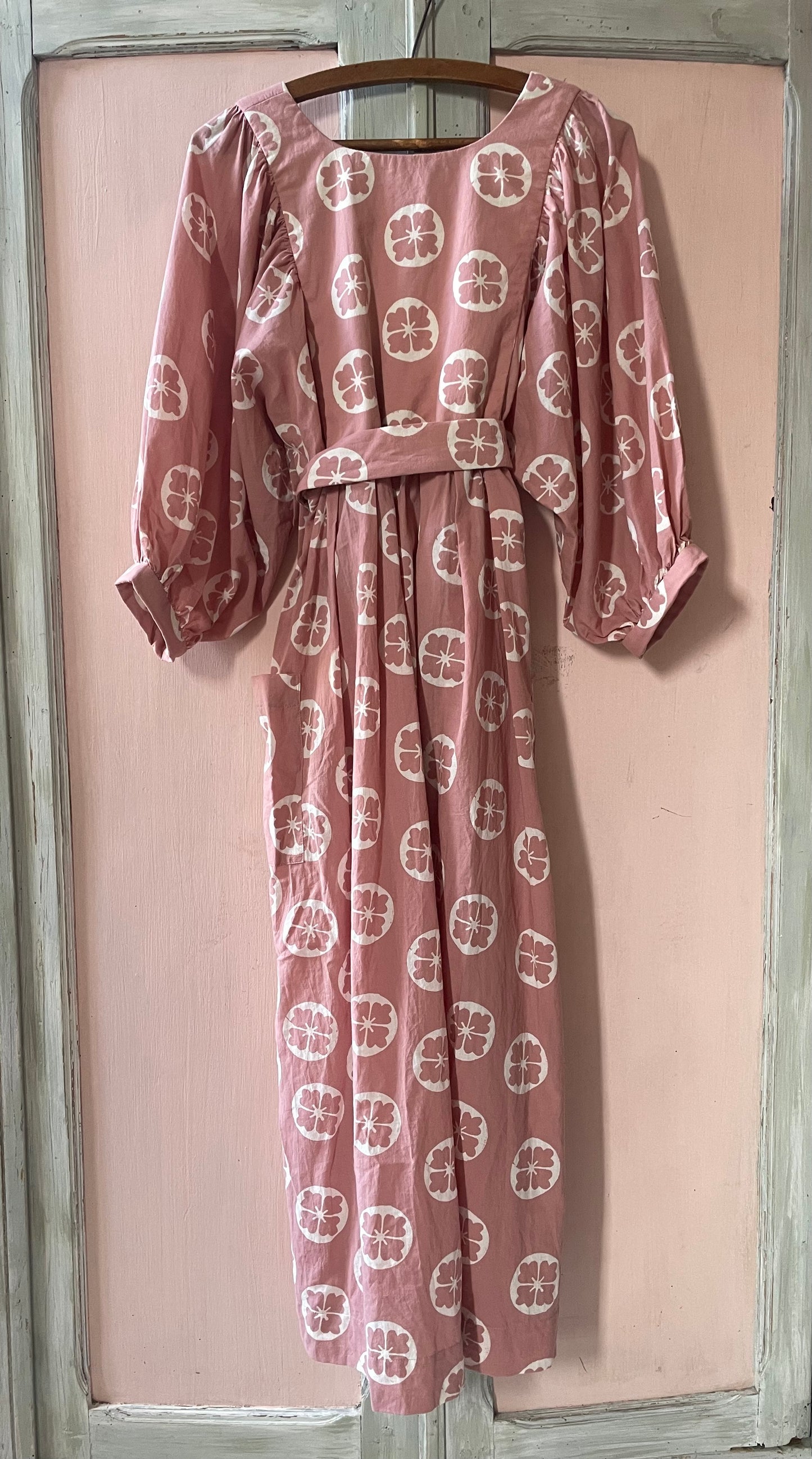 Block print dress